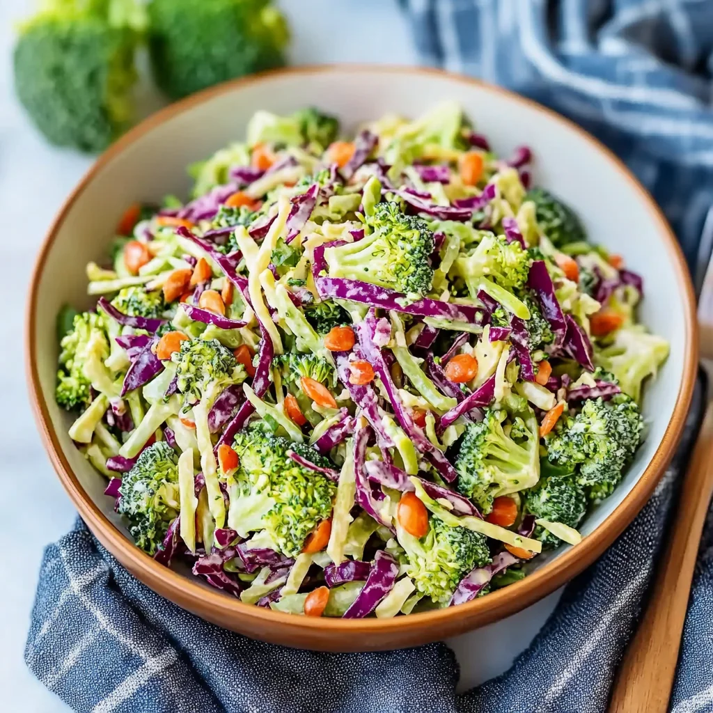 Fresh Broccoli Slaw Salad
