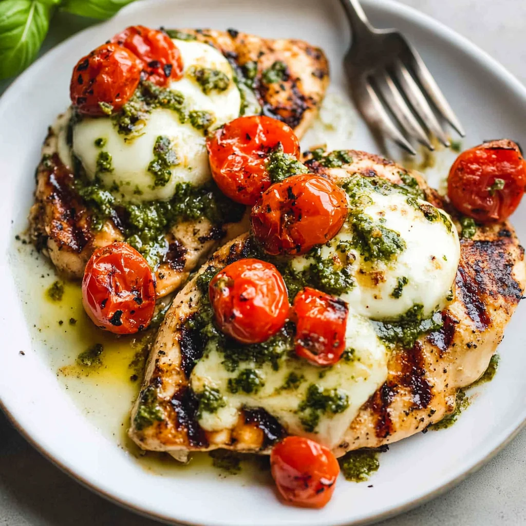 Grilled Chicken Margherita