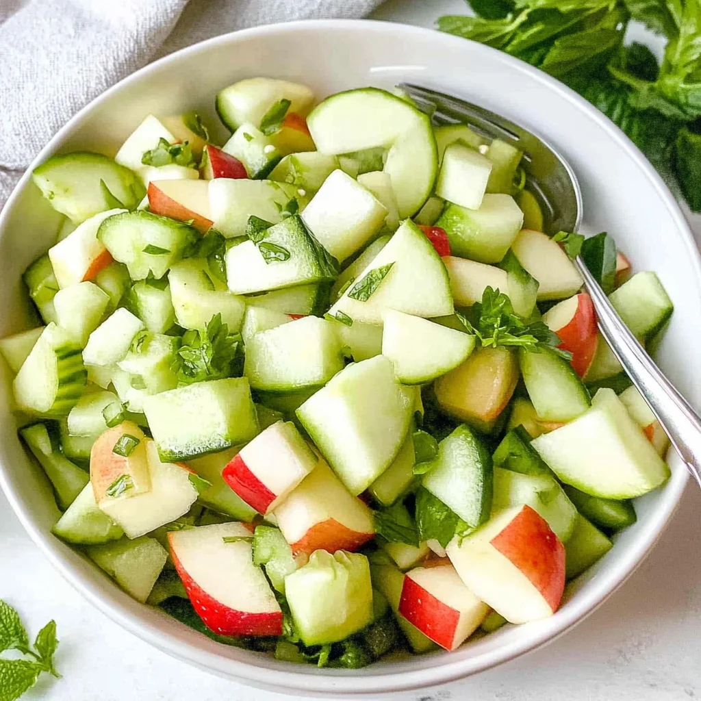 Apple and Cucumber Salad