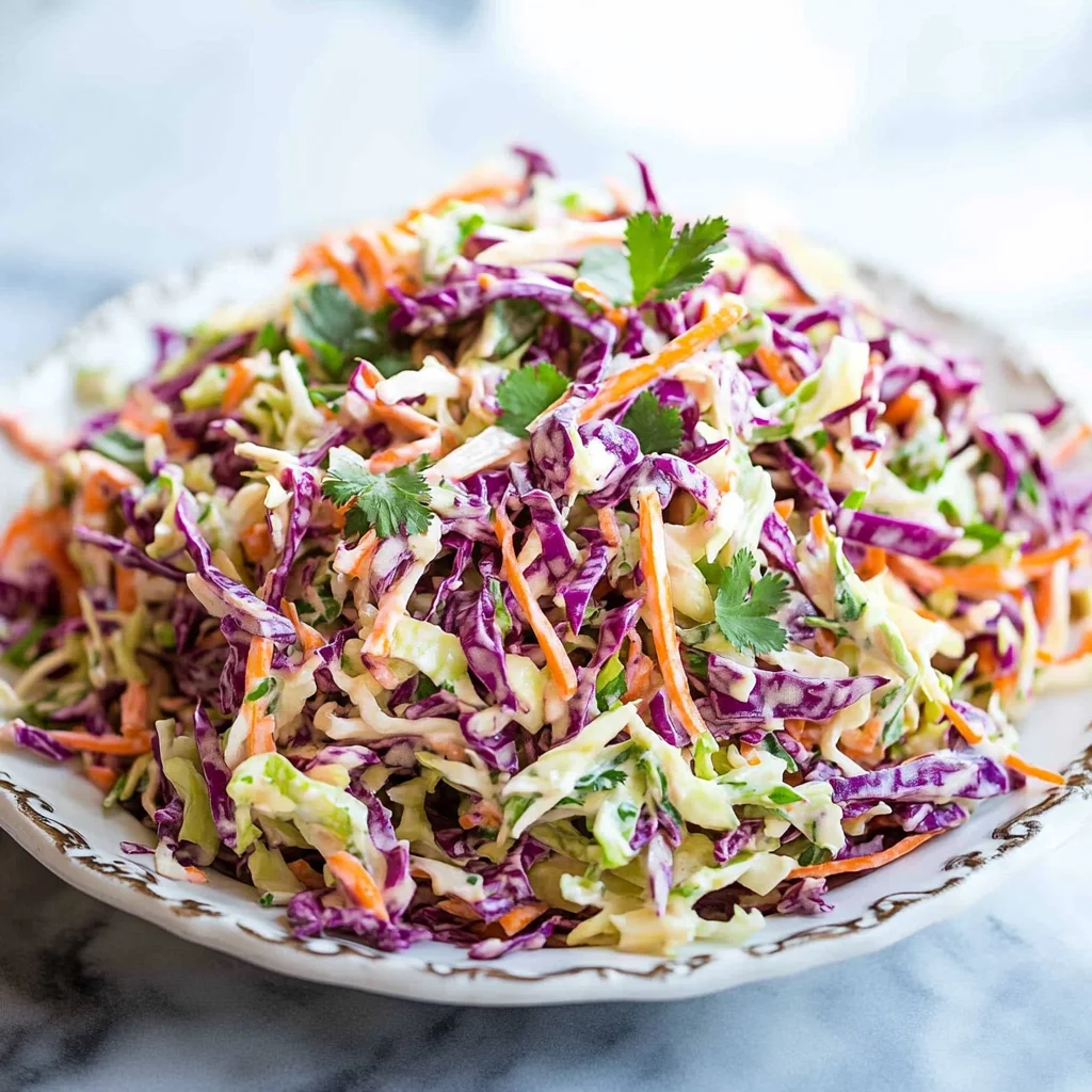 Colorful Cilantro Coleslaw