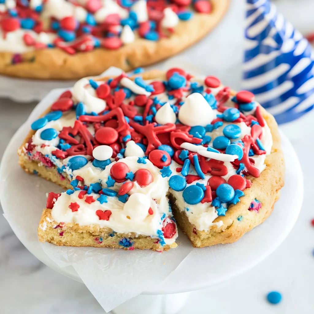 Fireworks Sugar Cookie Cake Recipe