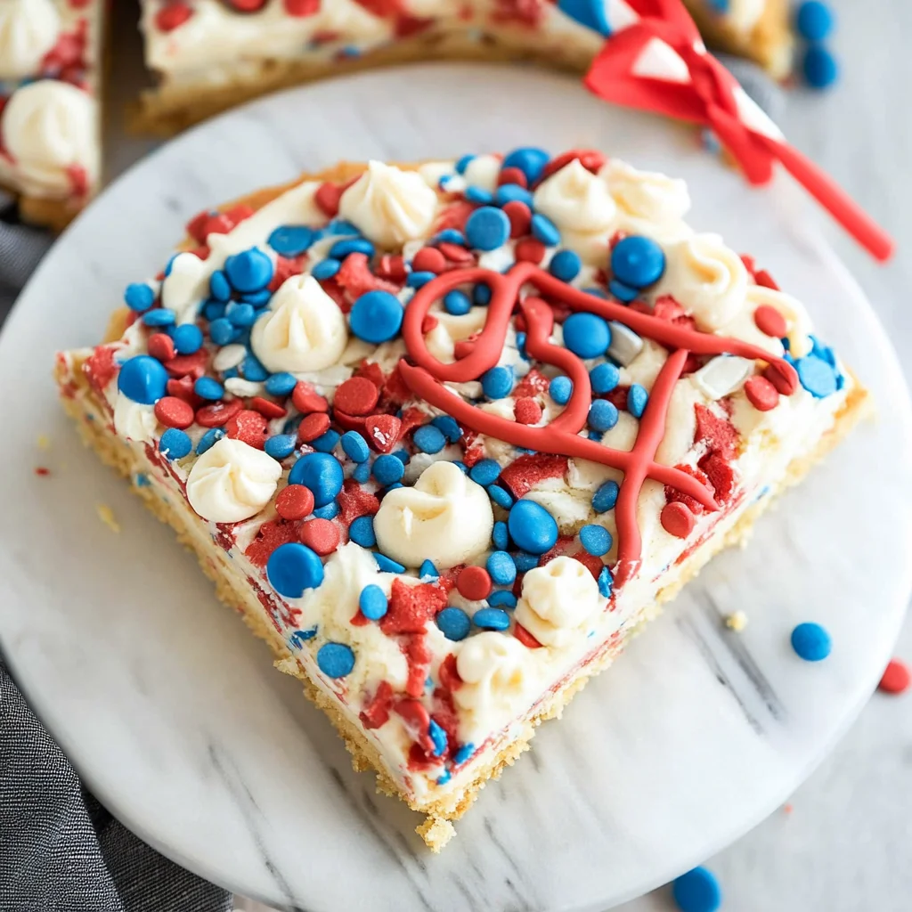 Fireworks Sugar Cookie Cake Recipe
