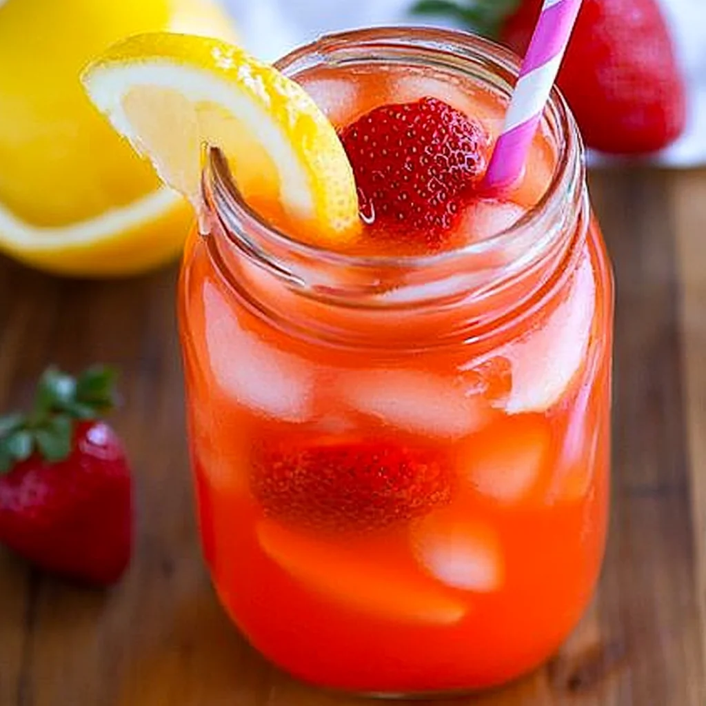 Fresh Strawberry Lemonade