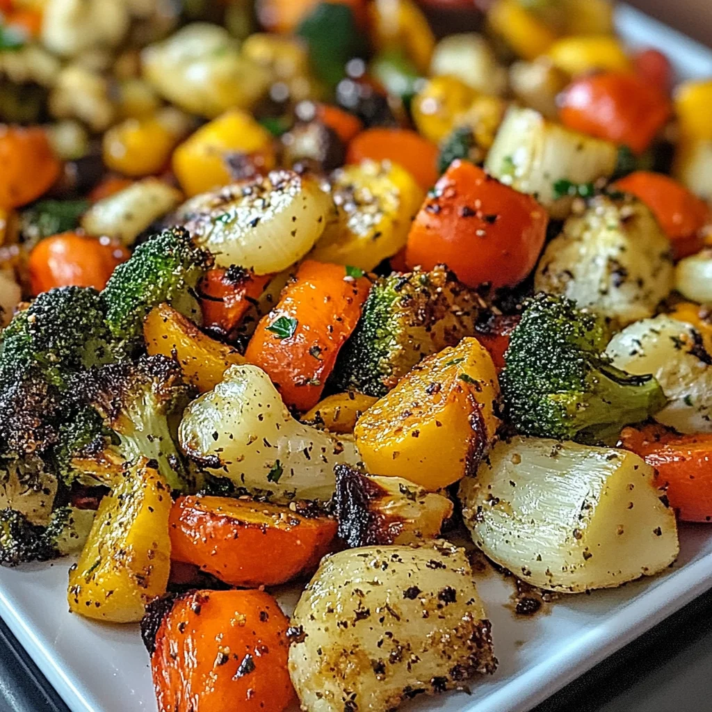 Garlic Herb Roasted Veggies