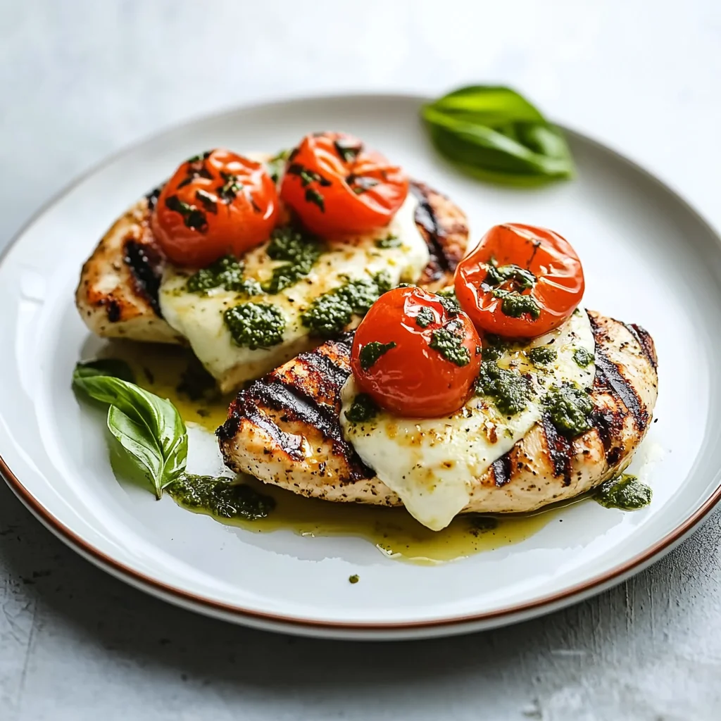 Grilled Chicken Margherita