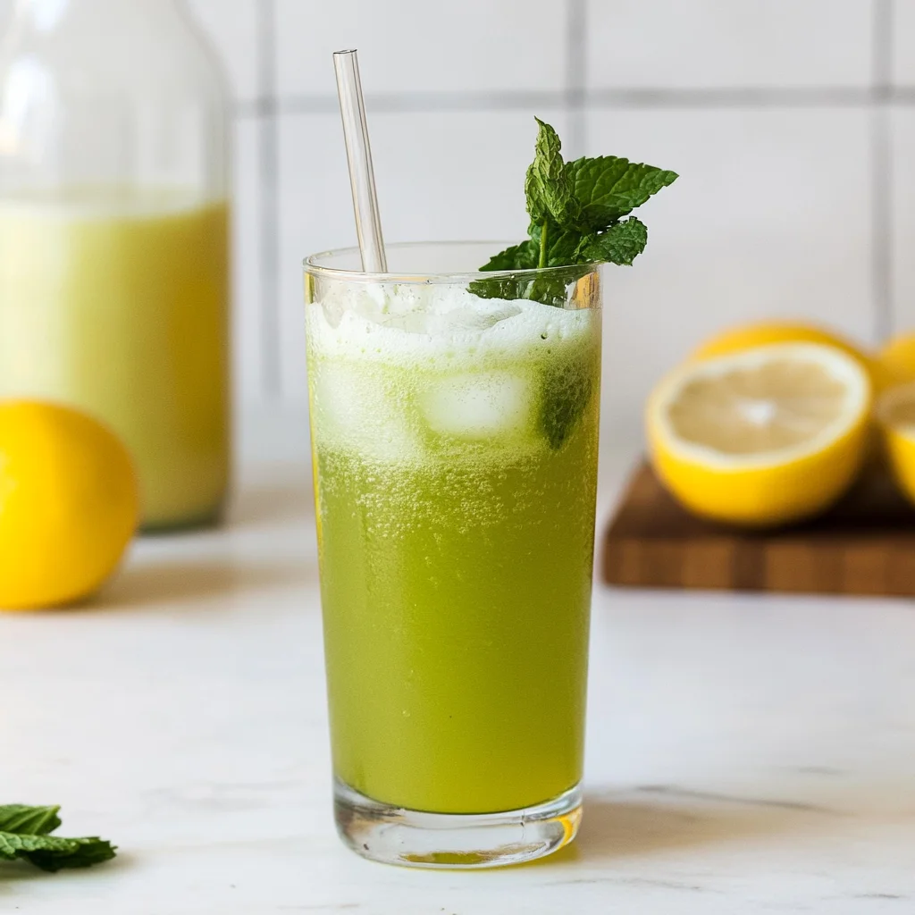 Lebanese Mint Lemonade