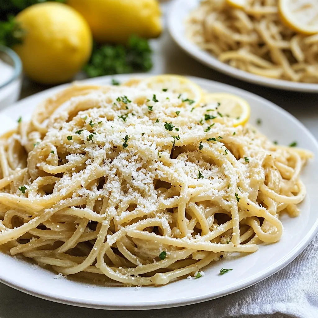 Lemon Garlic Parmesan Pasta