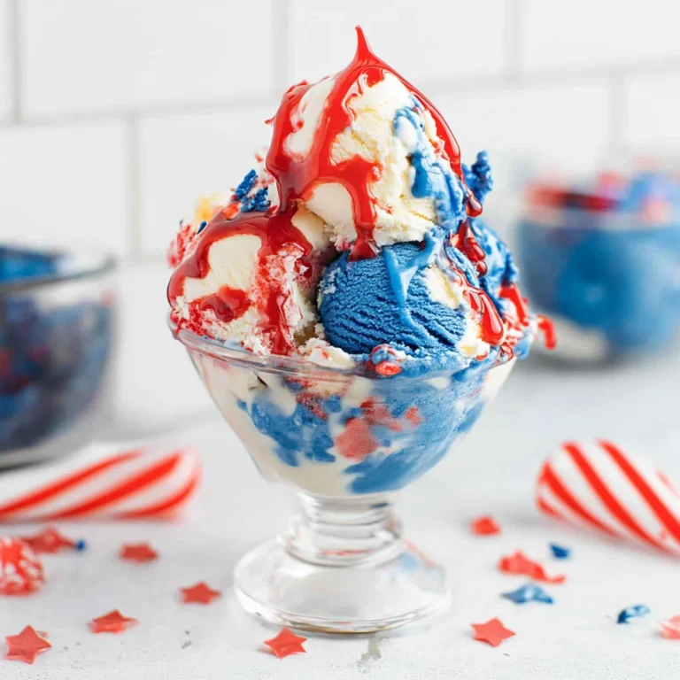 No-Churn Red, White & Blue Ice Cream