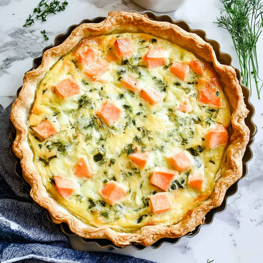Salmon Quiche