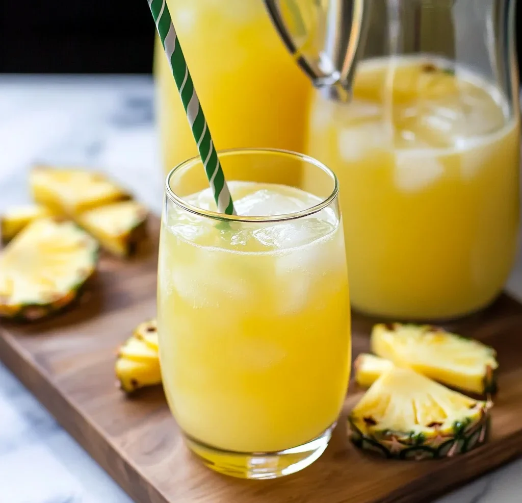 Sparkling Pineapple Lemonade