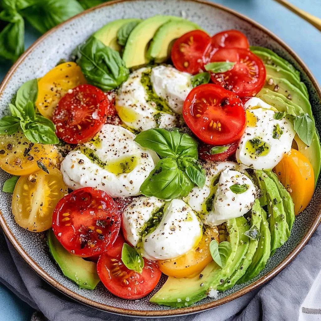 Avocado Caprese Salad