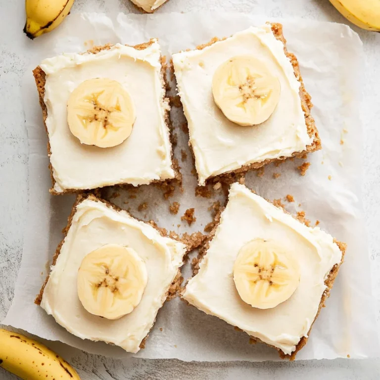 Banana Bars with Cream Cheese Frosting