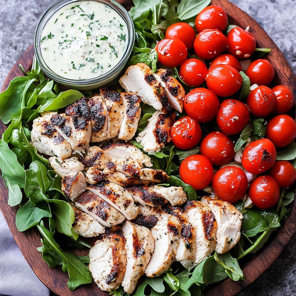 Caprese Grilled Chicken Salad