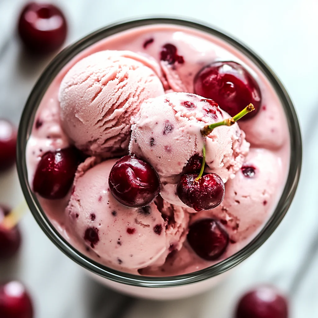 Cherry Greek Frozen Yogurt