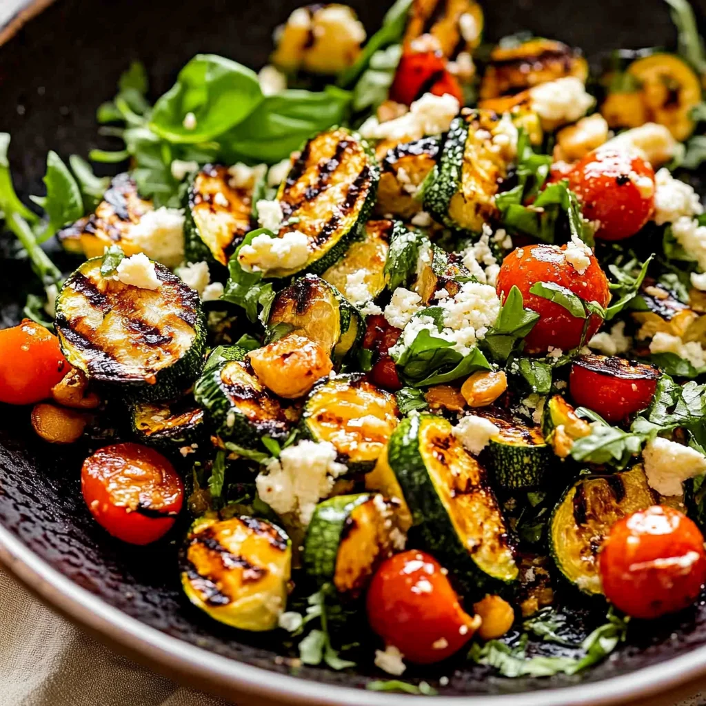 Grilled Zucchini Salad