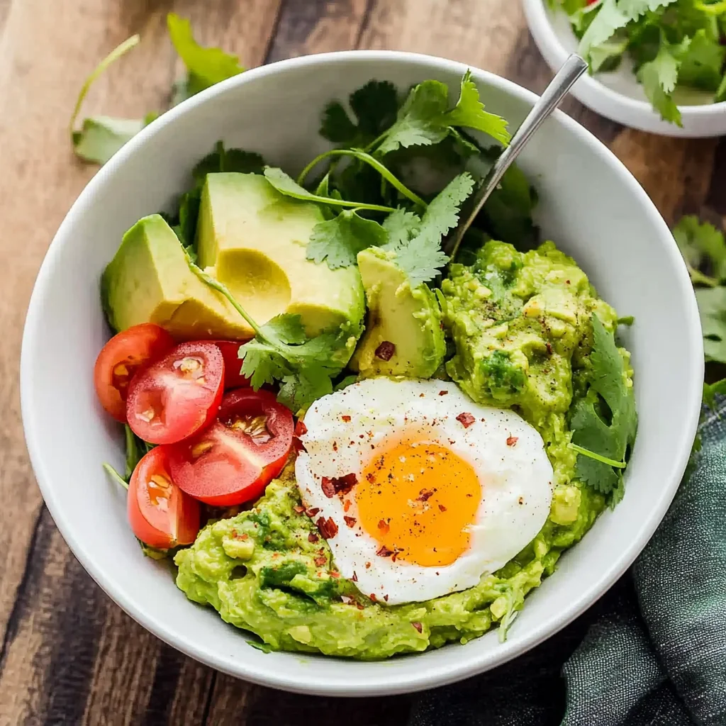 Guacamole Egg Breakfast Bowl Recipe