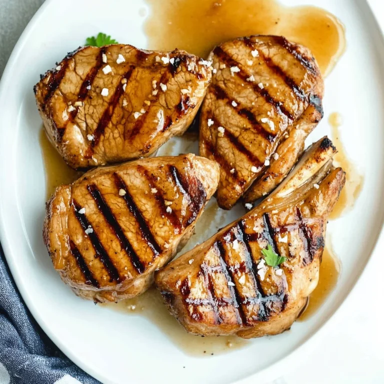 Honey Soy Grilled beef Chops