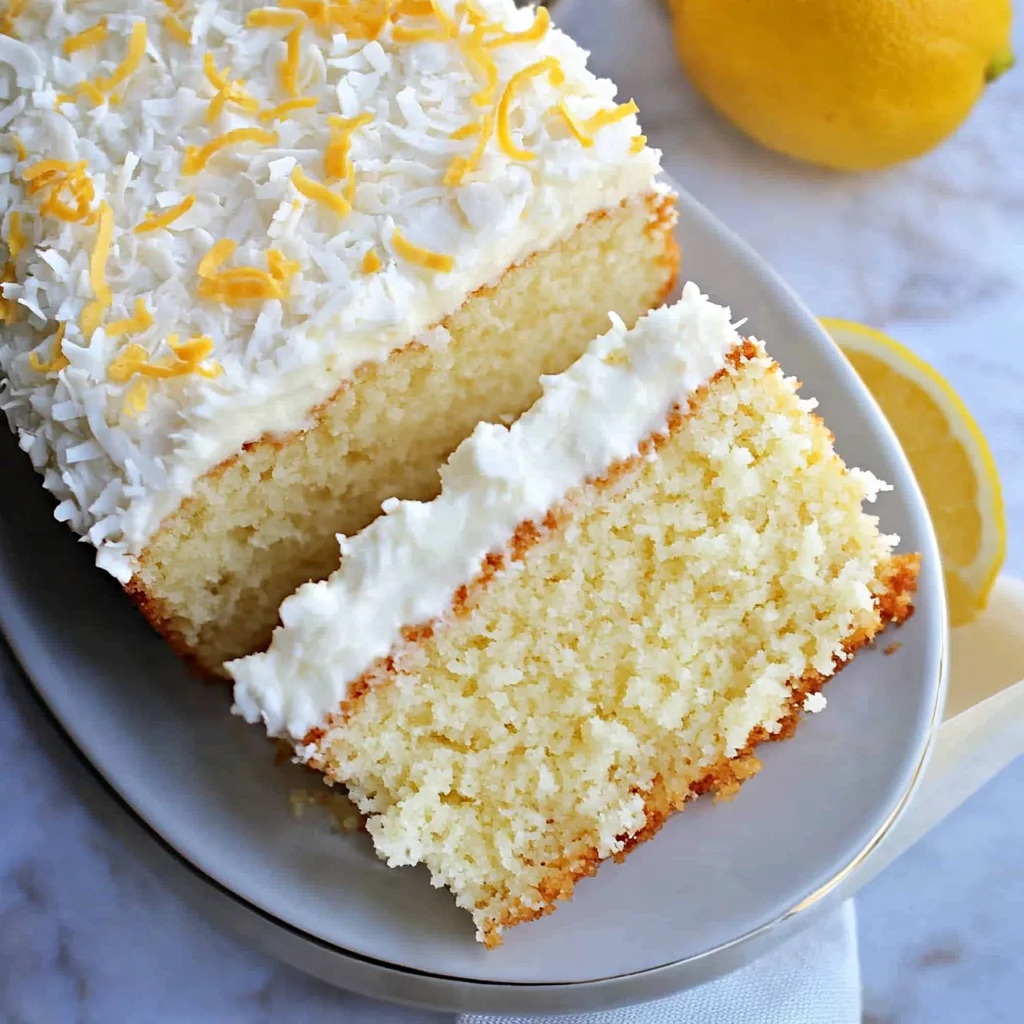 Lemon Coconut Cake
