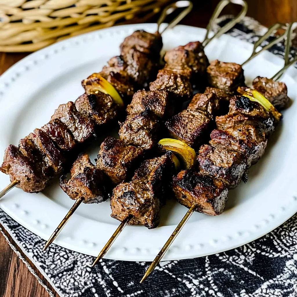Marinated Beef Kabobs