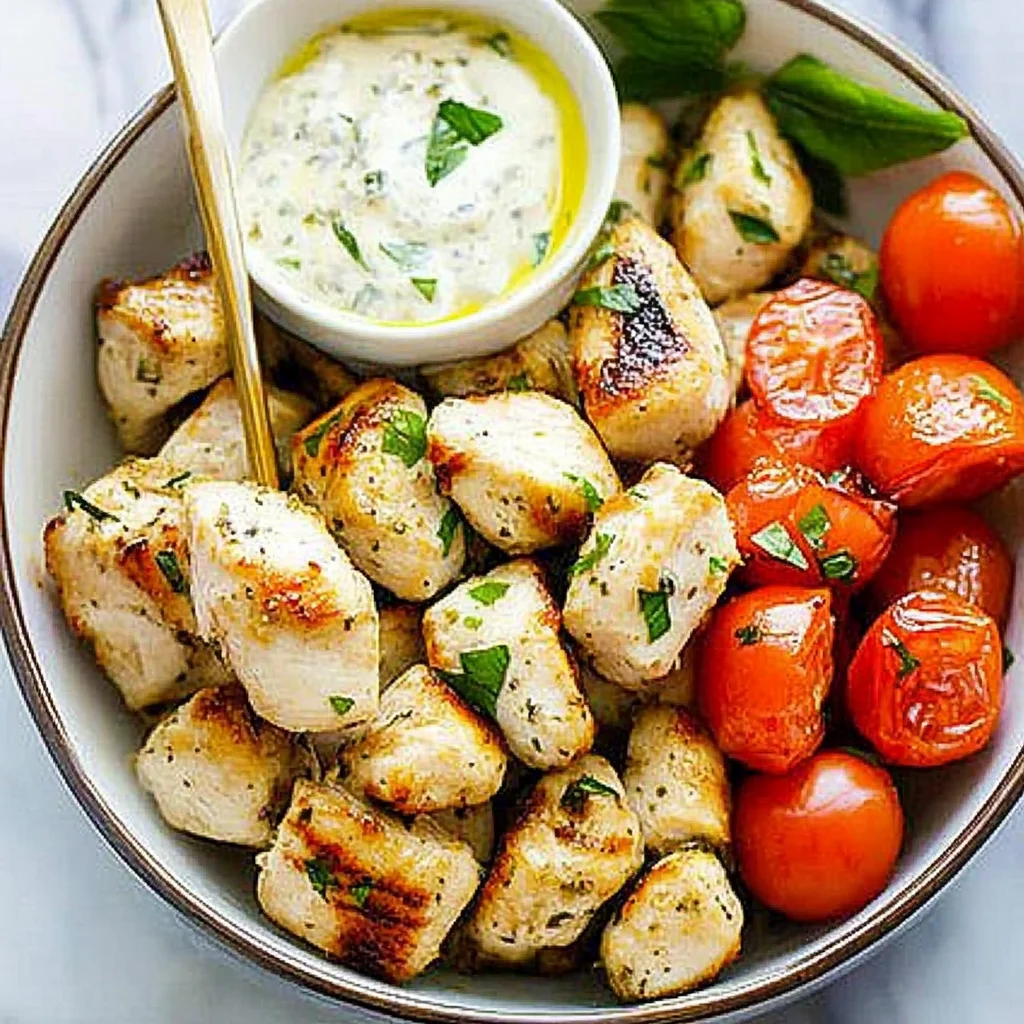 Mediterranean Chicken Bites
