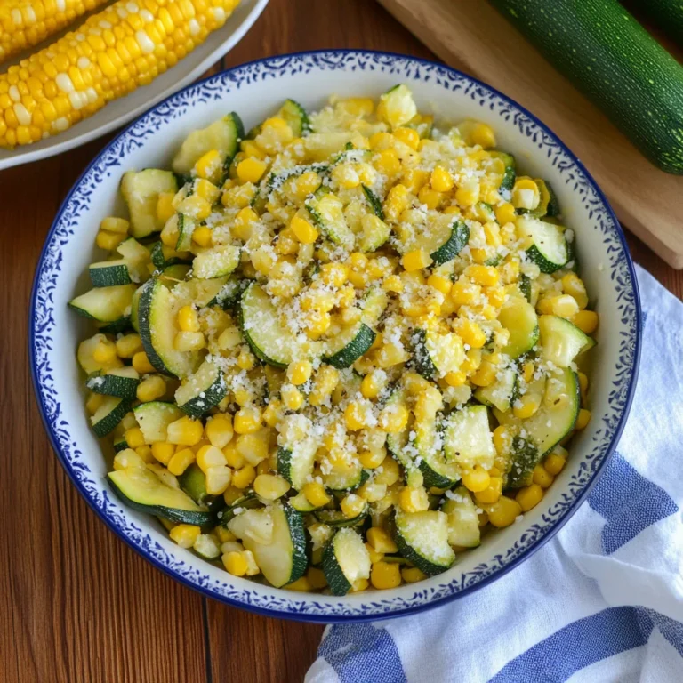 Parmesan Zucchini and Corn