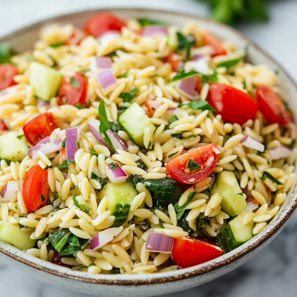 The Best Orzo Pasta Salad