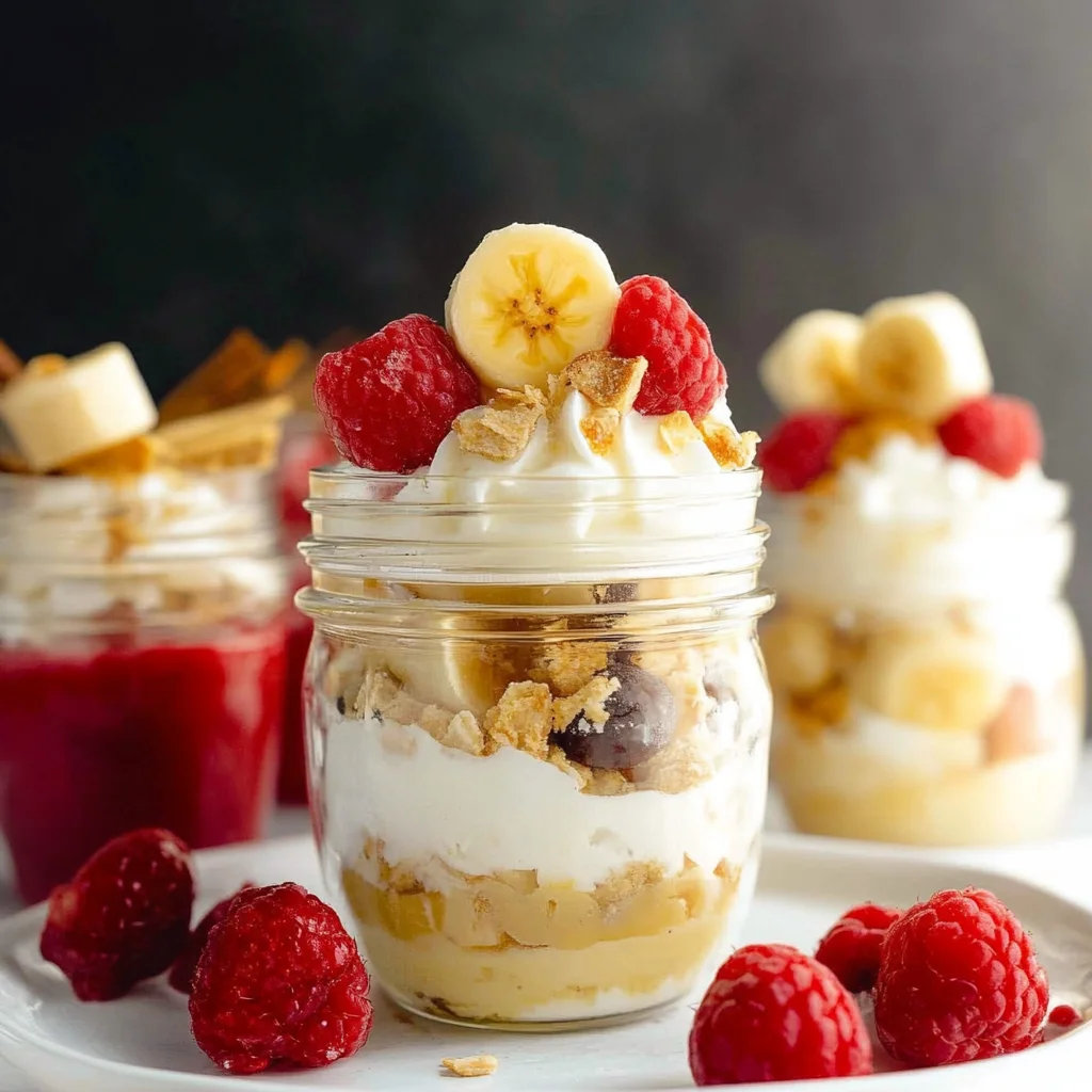 Banana Split Trifles