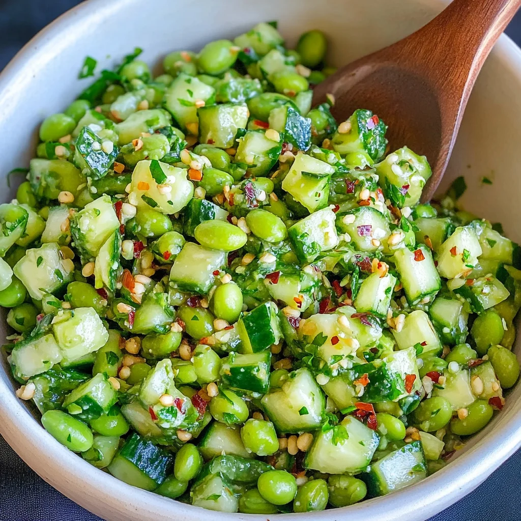 Cucumber Edamame Salad