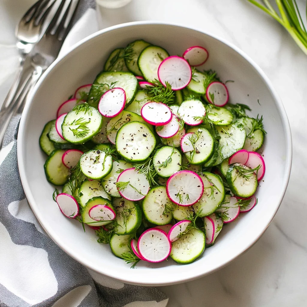 Cucumber Radish Salad