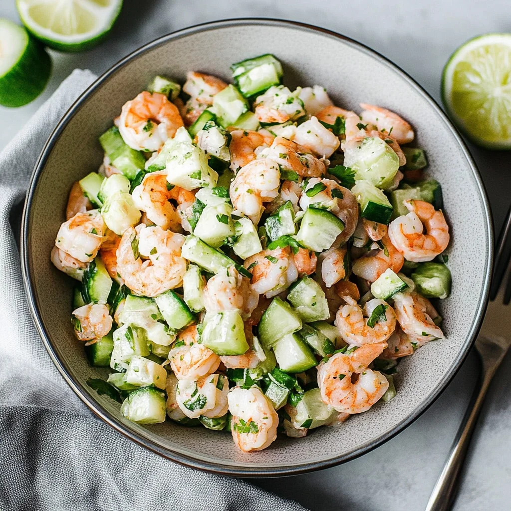 Cucumber Shrimp Salad