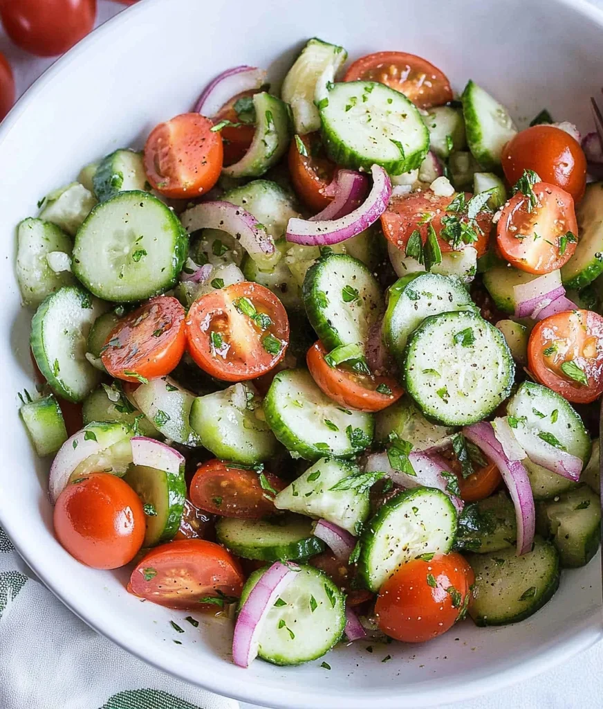 Cucumber Tomato Salad