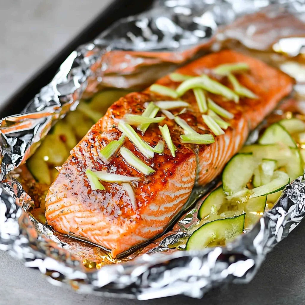 Easy Grilled Salmon in Foil Recipe