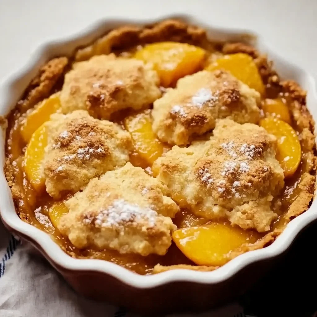 Easy Peach Cobbler
