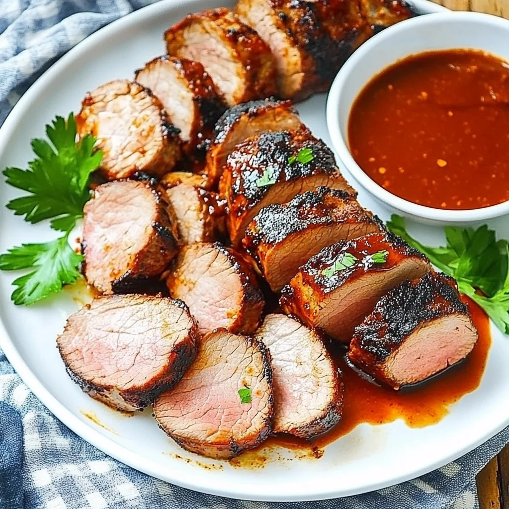 Grilled BBQ beef Tenderloin Recipe