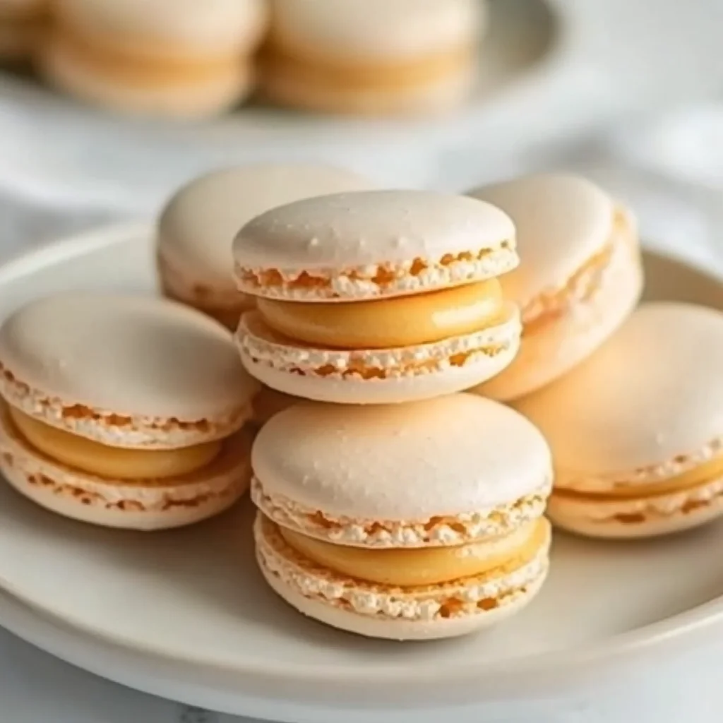 Mango Macarons