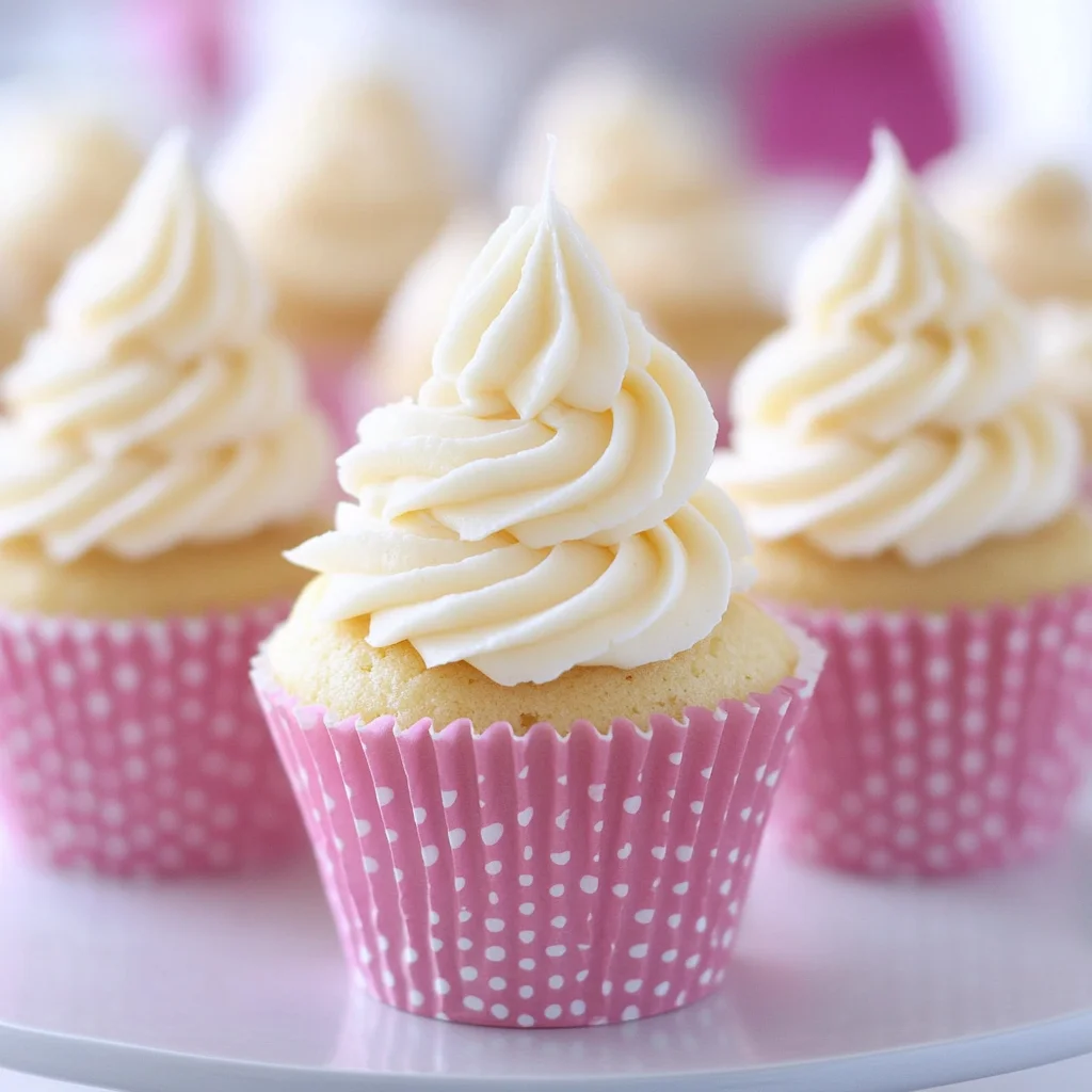 Moist Vanilla Cupcakes