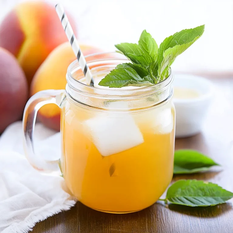 Peach Green Tea