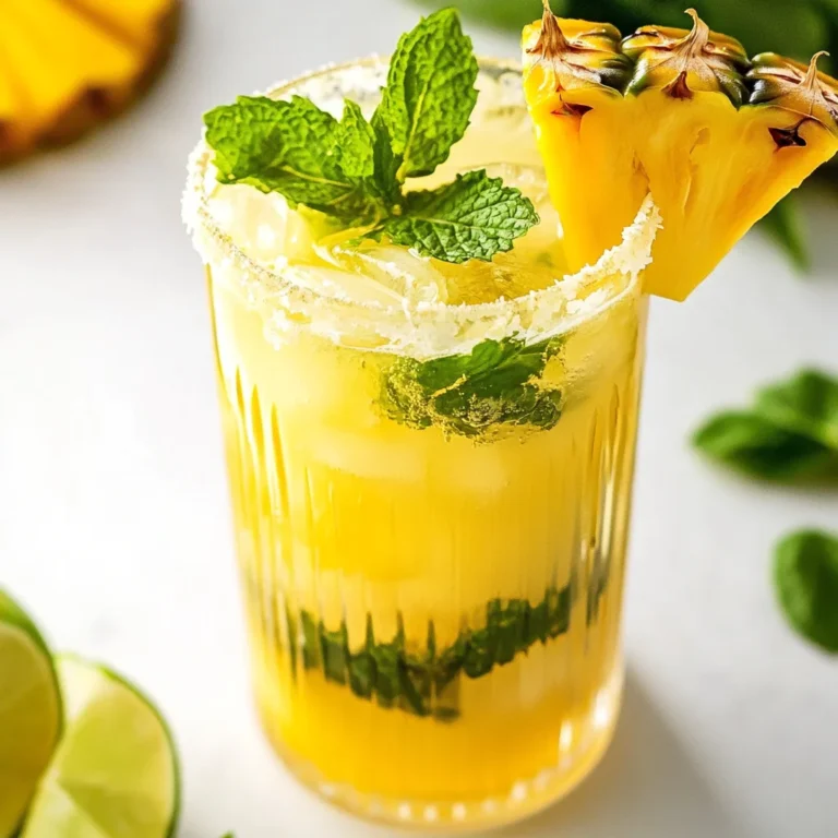 Pineapple Coconut Mojito Recipe