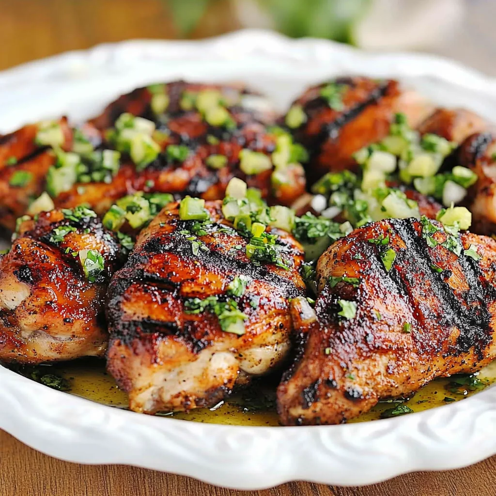 Southwestern Grilled Chicken Recipe with Lime Butter