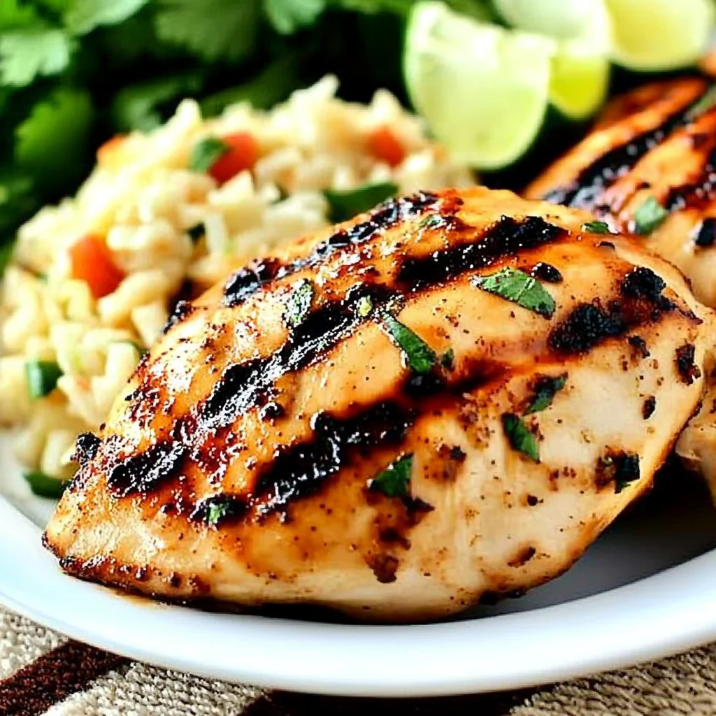 Sweet Chili Coconut-Lime Grilled Chicken