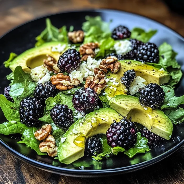 Blackberry Avocado Salad