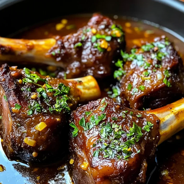 Braised Lamb Shanks Recipe