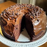 Chocolate Pound Cake with Chocolate Frosting