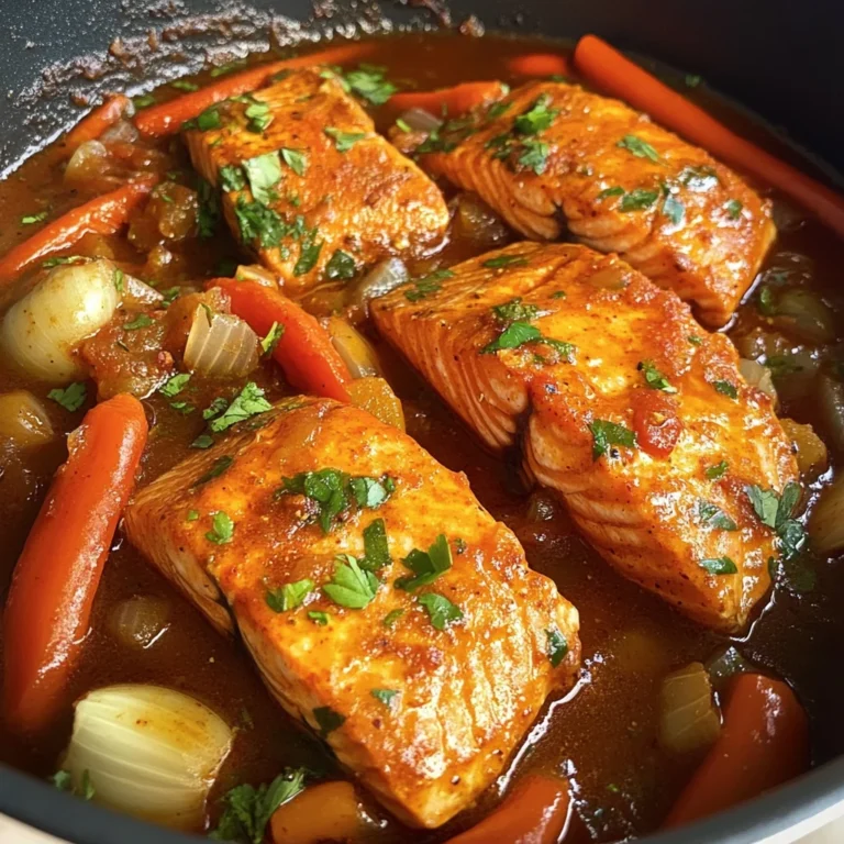 Classic Spicy Moroccan Fish in Rich Sauce