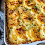 Dad’s Creamy & Cheesy Au Gratin Potatoes
