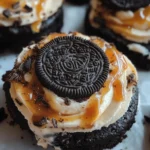 Frosted Caramel Oreo Cookies