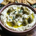 Green Olive and Feta Cheese Dip