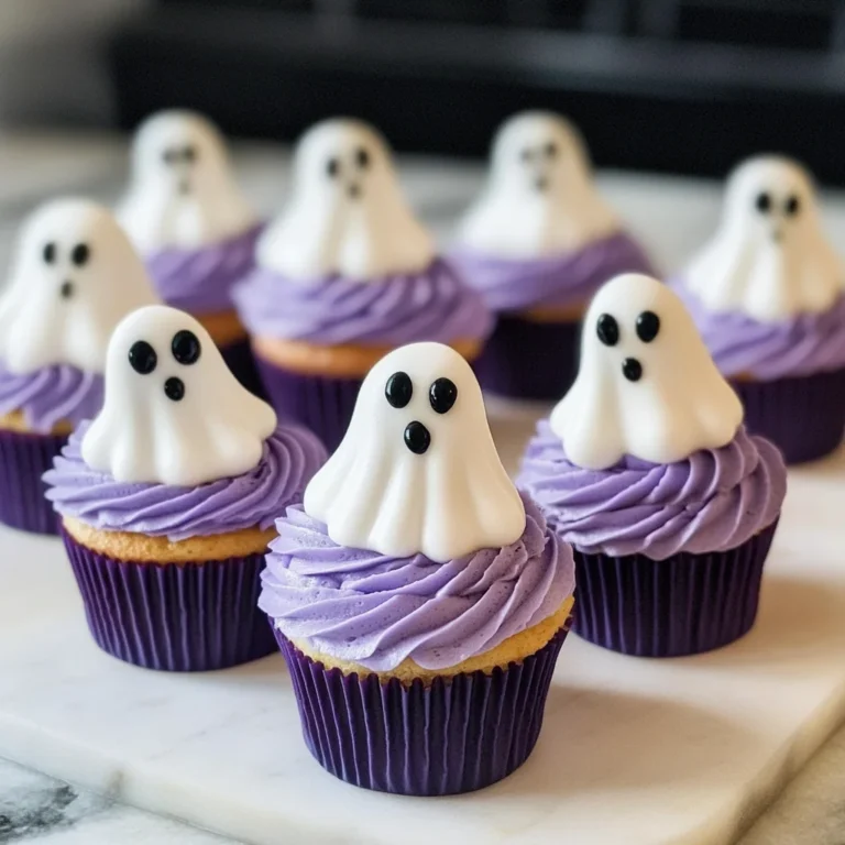 Halloween Ghost Cupcakes