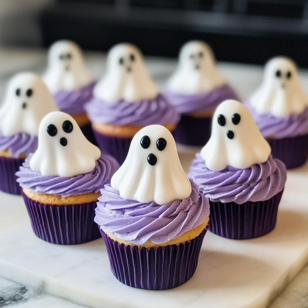 Halloween Ghost Cupcakes