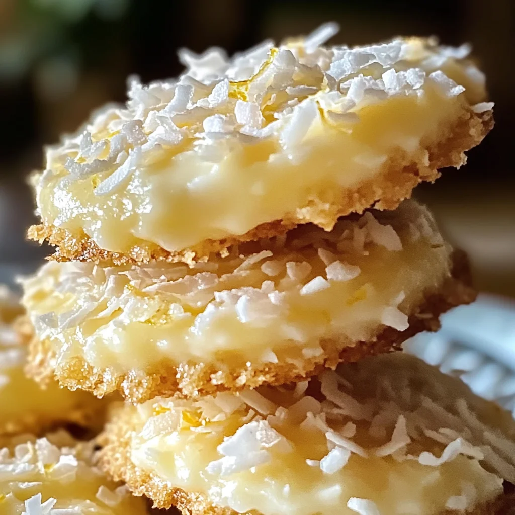 Lemon Coconut Cheesecake Cookies